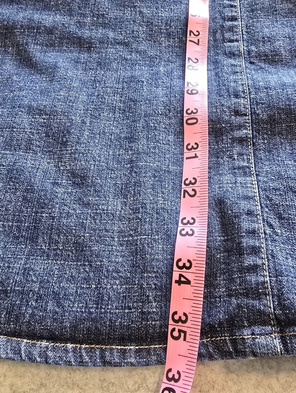 Napa Valley Woman Dark Wash Denim Maxi Skirt Size 18W - Picture 7 of 8